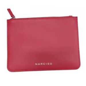 Narciso Rodriguez Vibrant Red clutch or makeup bag